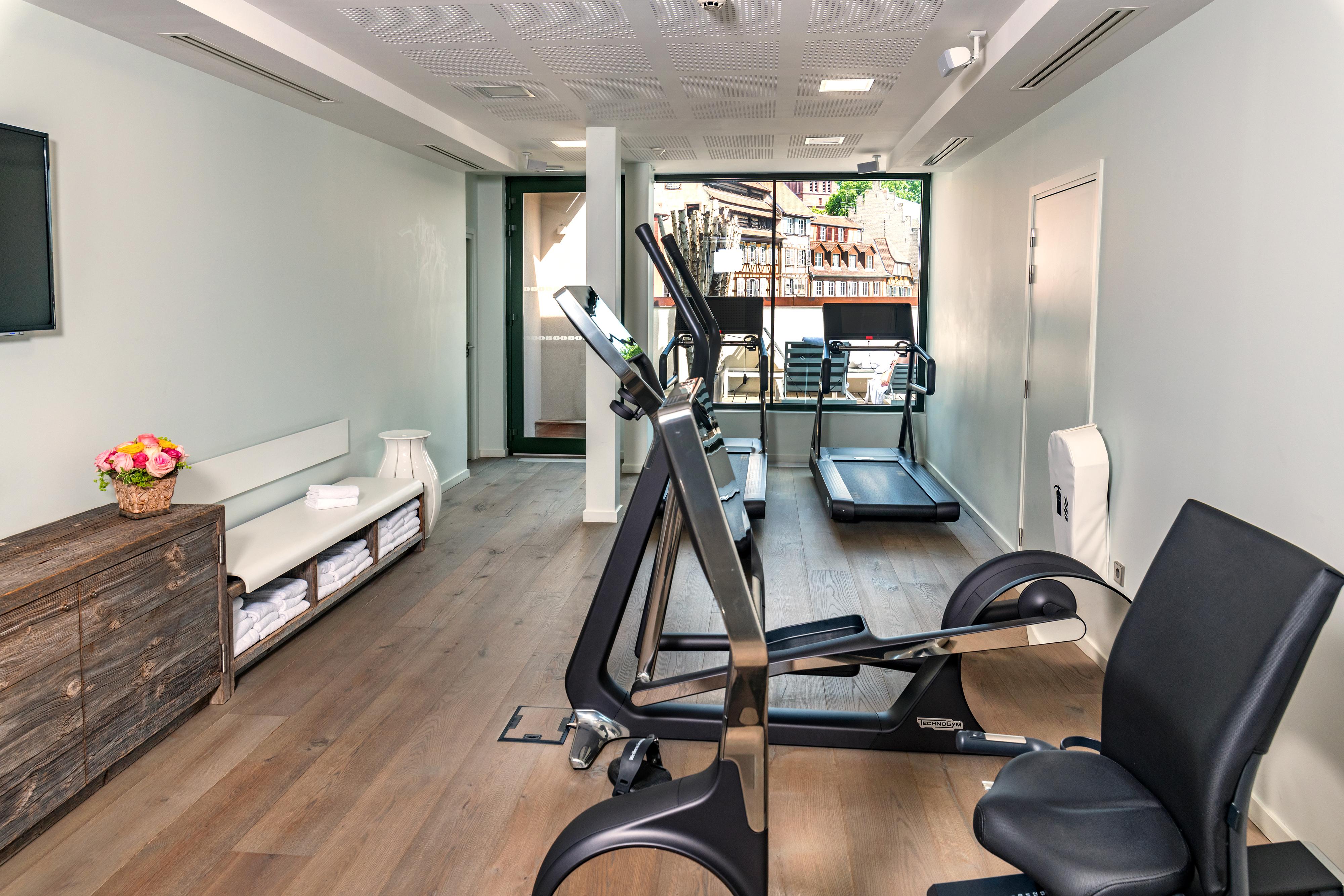 Hotel & Spa Regent Petite France Страсбург Экстерьер фото The gym at the 100 East 53rd Street building